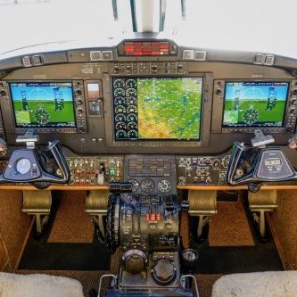 King Air 350 Flight Deck