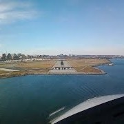 Final approach to Runway 33 at DCA
